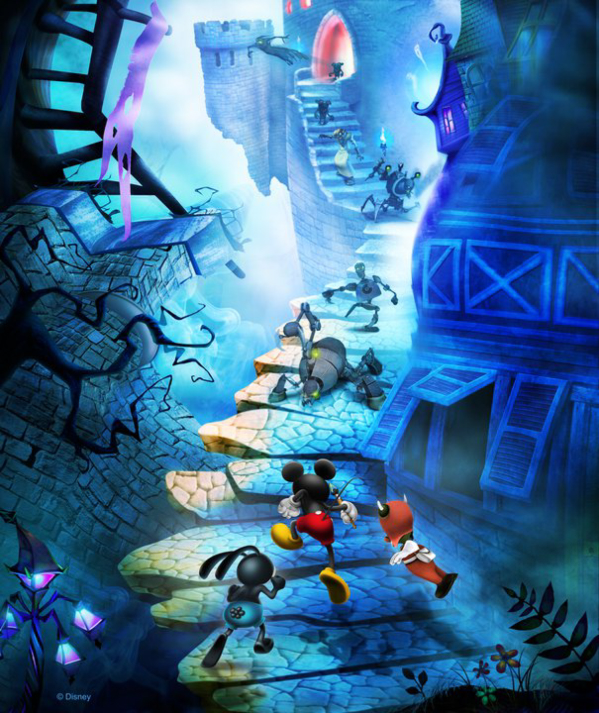 Epic Mickey Wallpaper Stairs Click For Big Pic