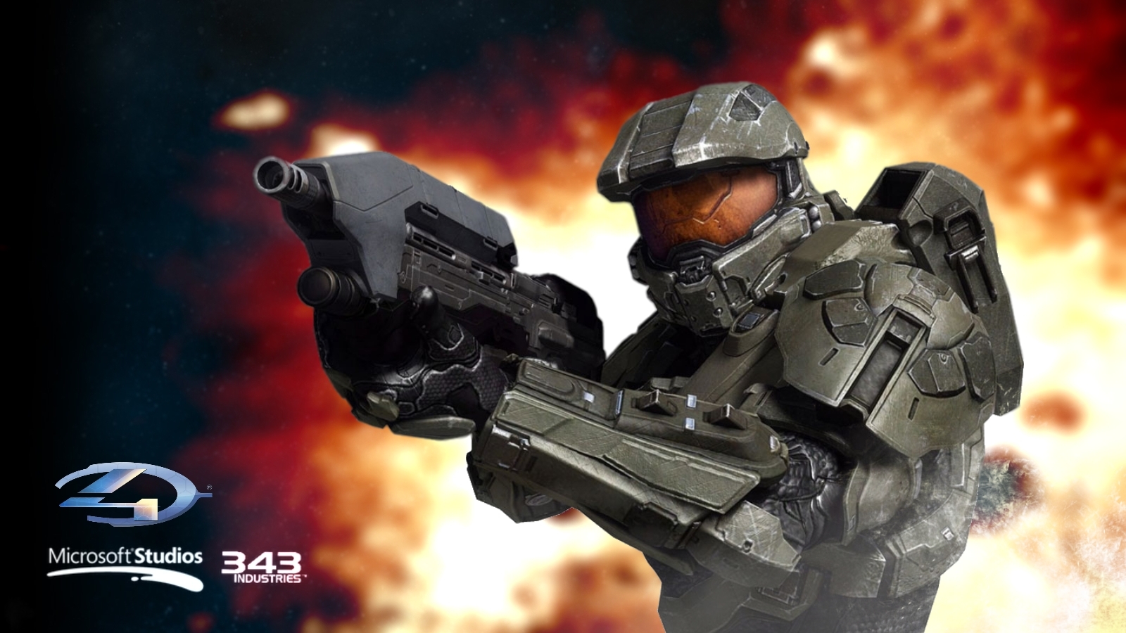 Master Chief Halo Fanmade Wallpaper