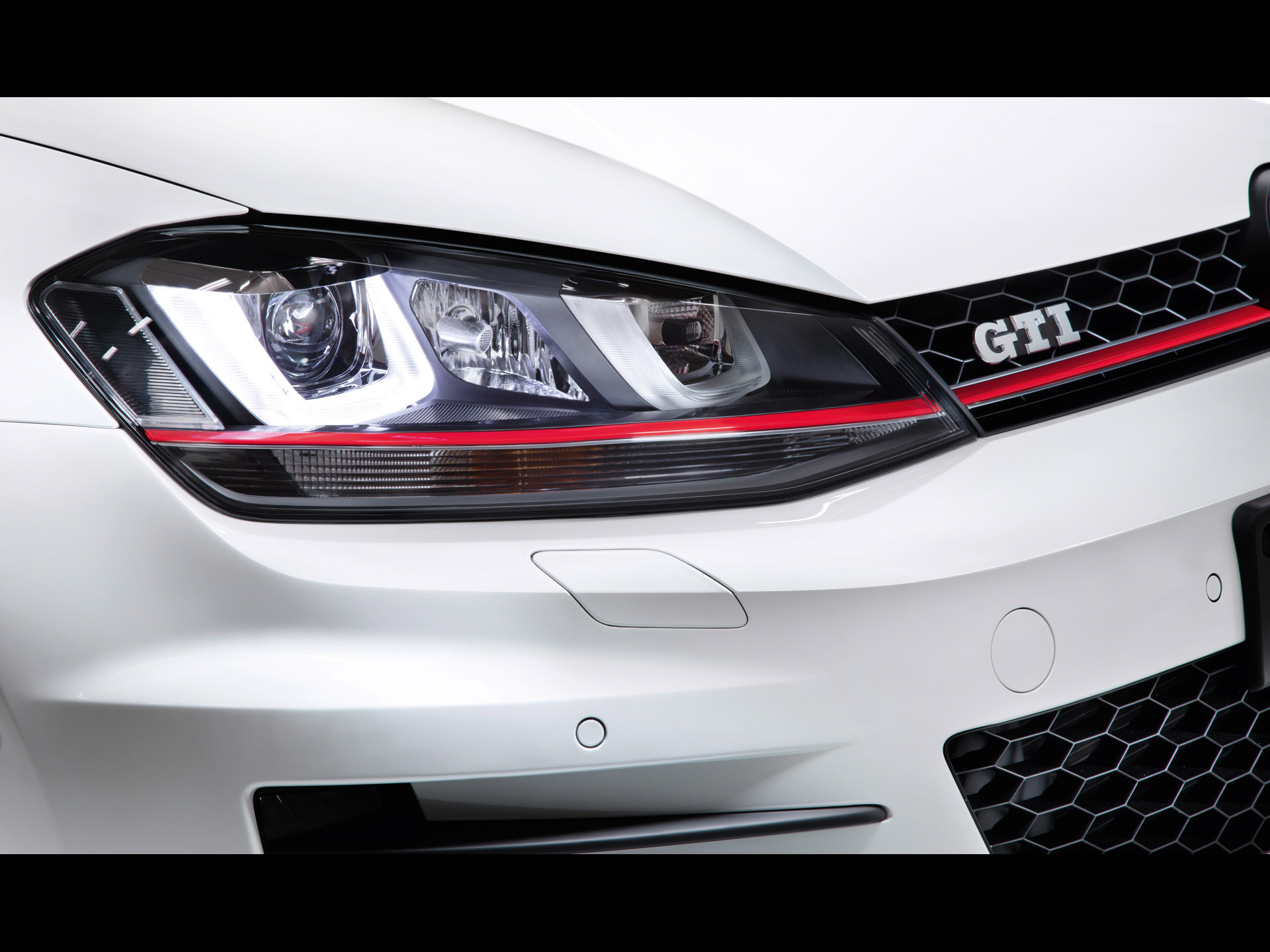 2012 Volkswagen Golf GTI Concept 7 Faros fondos de pantalla 2012