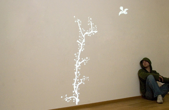 Light Emitting Wallpaper Spot Cool Stuff Design