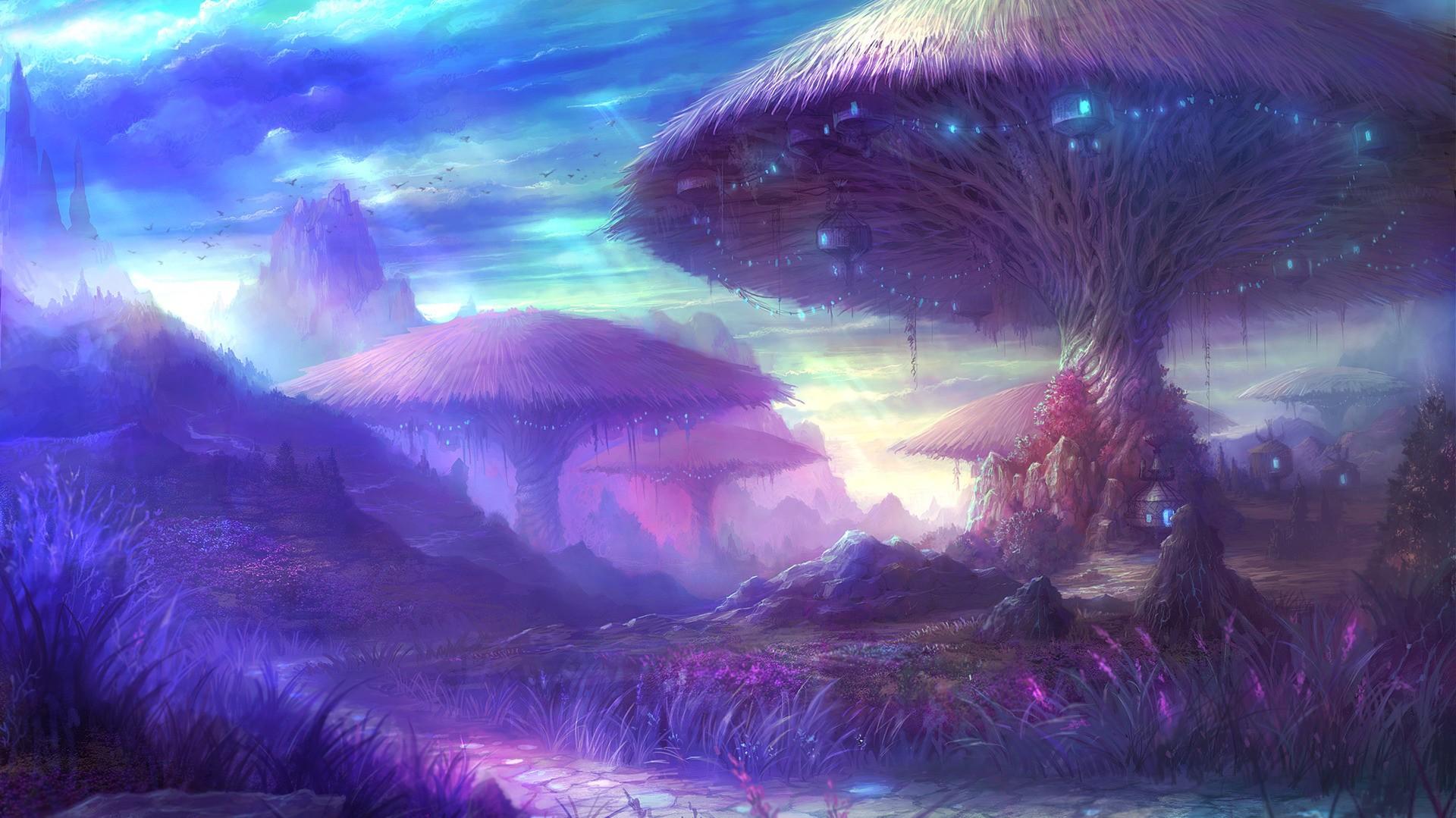 Aion Magic Mushrooms Online Fantasy Art Rare