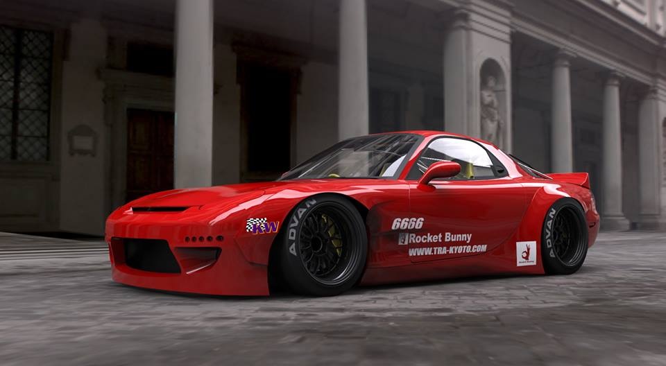 Vwvortex Another Rocket Bunny This Time An Fd Rx7 For Mad Mike