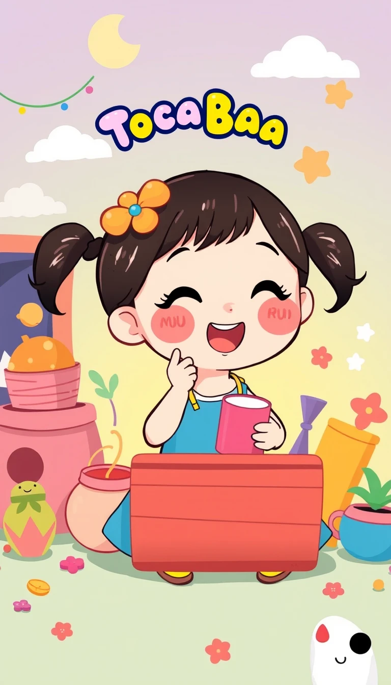 Toca Boca Girl Wallpaper