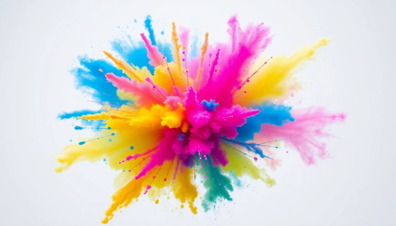 Color Powder Wallpaper