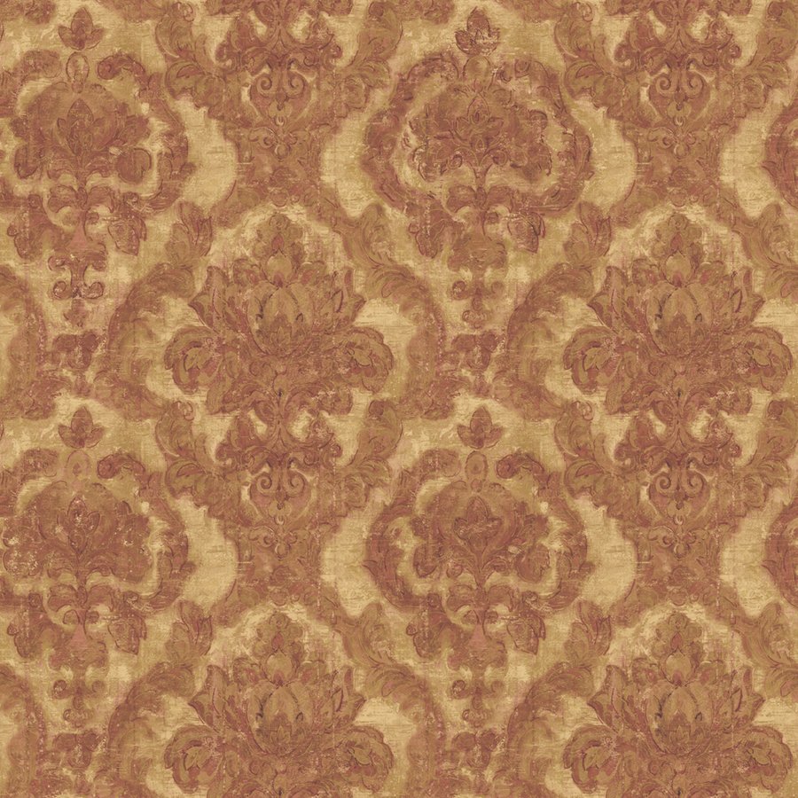  Aubine Damask Red Peelable Vinyl Prepasted Wallpaper Lowes Canada 900x900