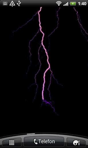 Bigger Lightning Live Wallpaper For Android Screenshot