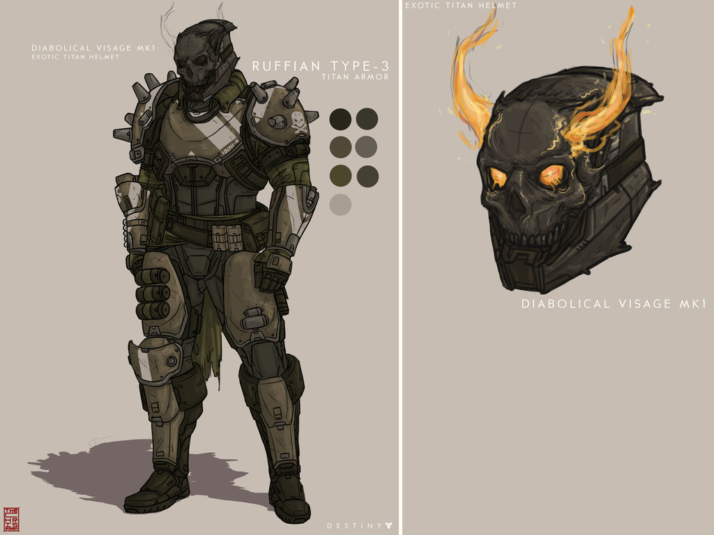 Destiny Concept Art Titan By Thechrispman