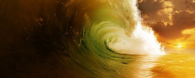 Desktop Fun Ocean Waves Wallpaper Collection Series 1 [Bonus Size]