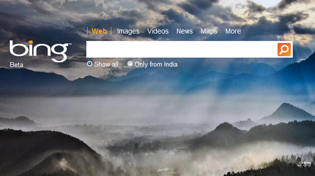 Bing Home Vs Google New Picture