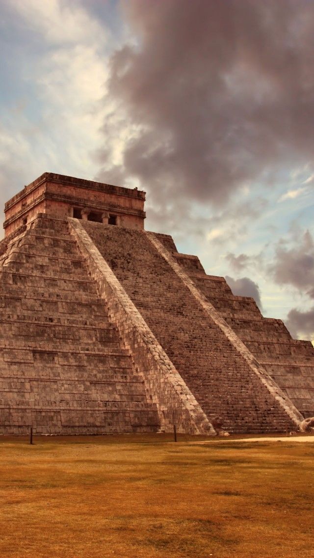 Kukulkan Pyramid Mexico iPhone Wallpaper Background X