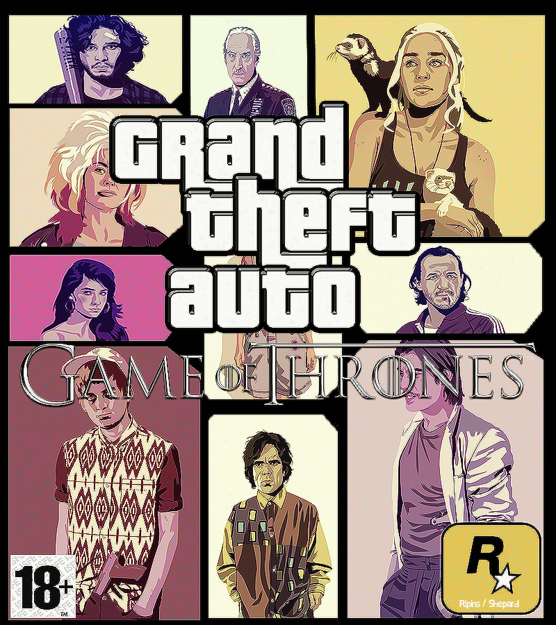 Grand Theft Auto Game Of Thrones By Ripins