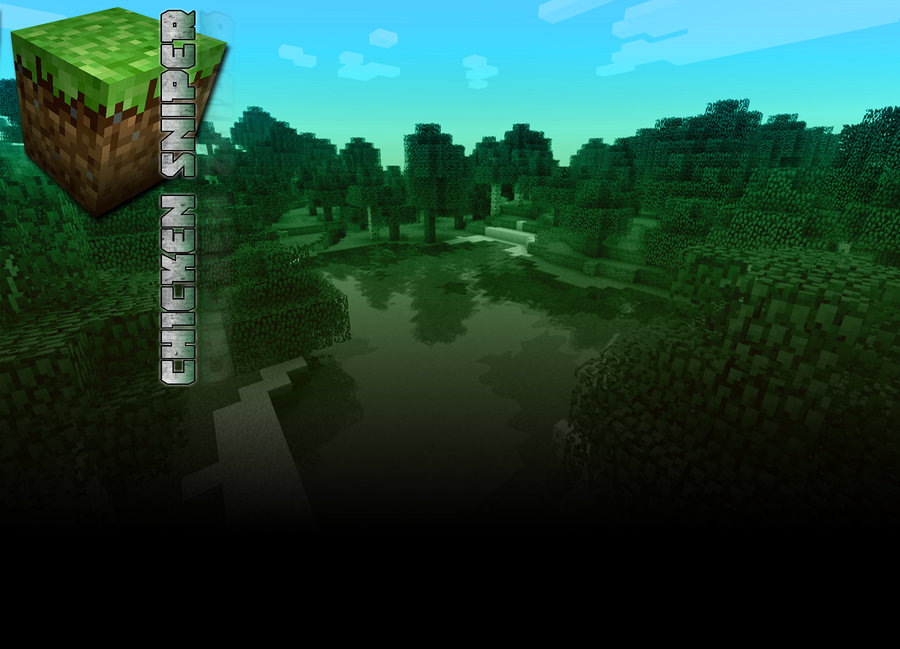 Minecraft Themed Background By Ch1ckensniper