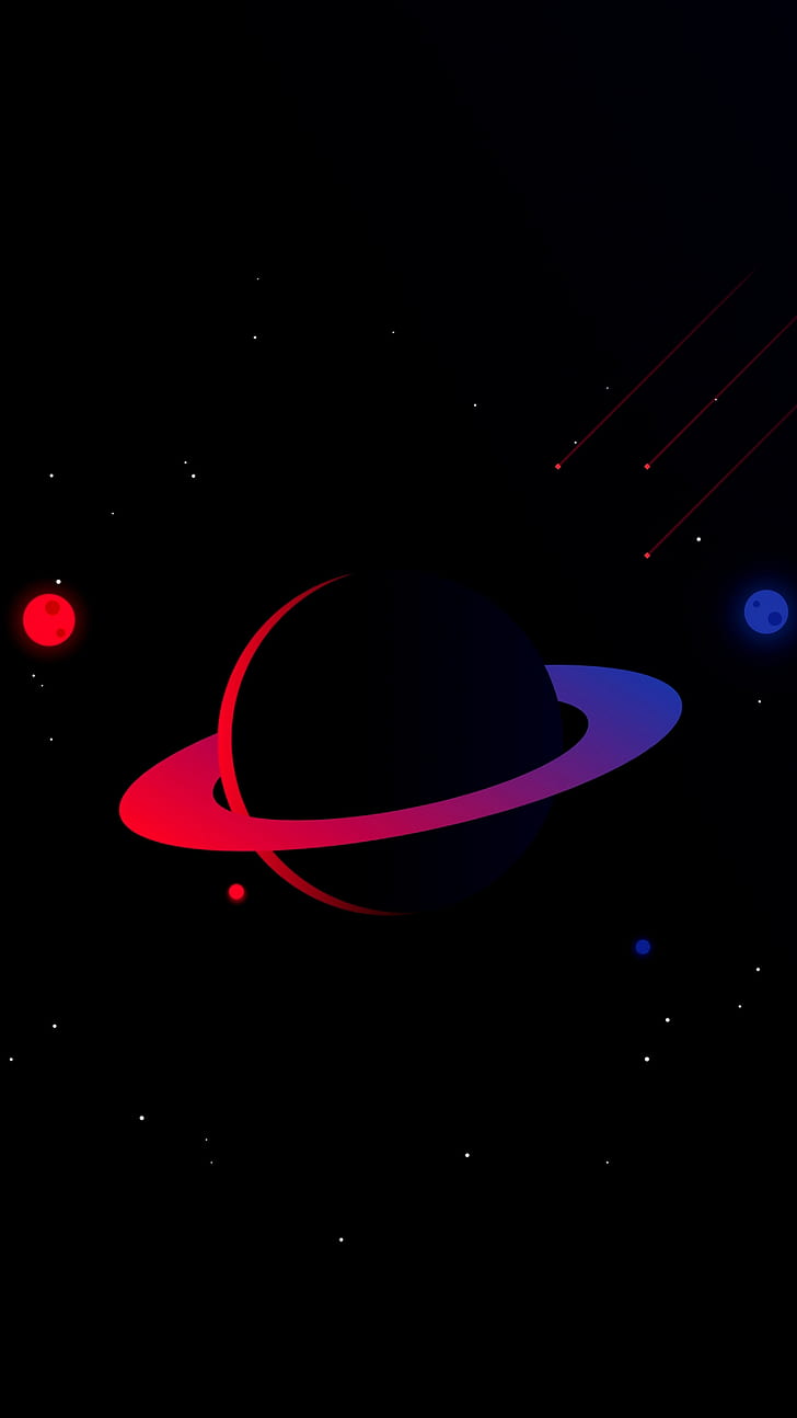 HD Wallpaper Artwork Saturn Space Art Colorful Pla