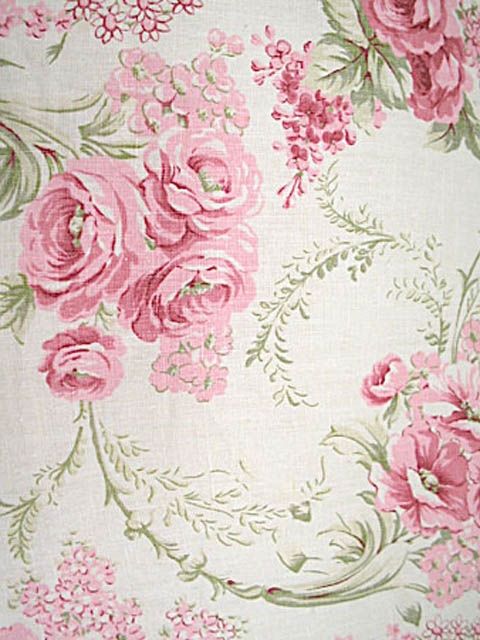 Shabby Chic Flower Wallpaper