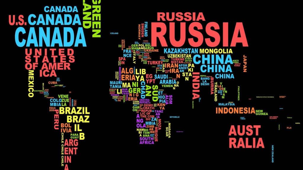 Country Name World Map Desktop Wallpaper HDwallpaperUP