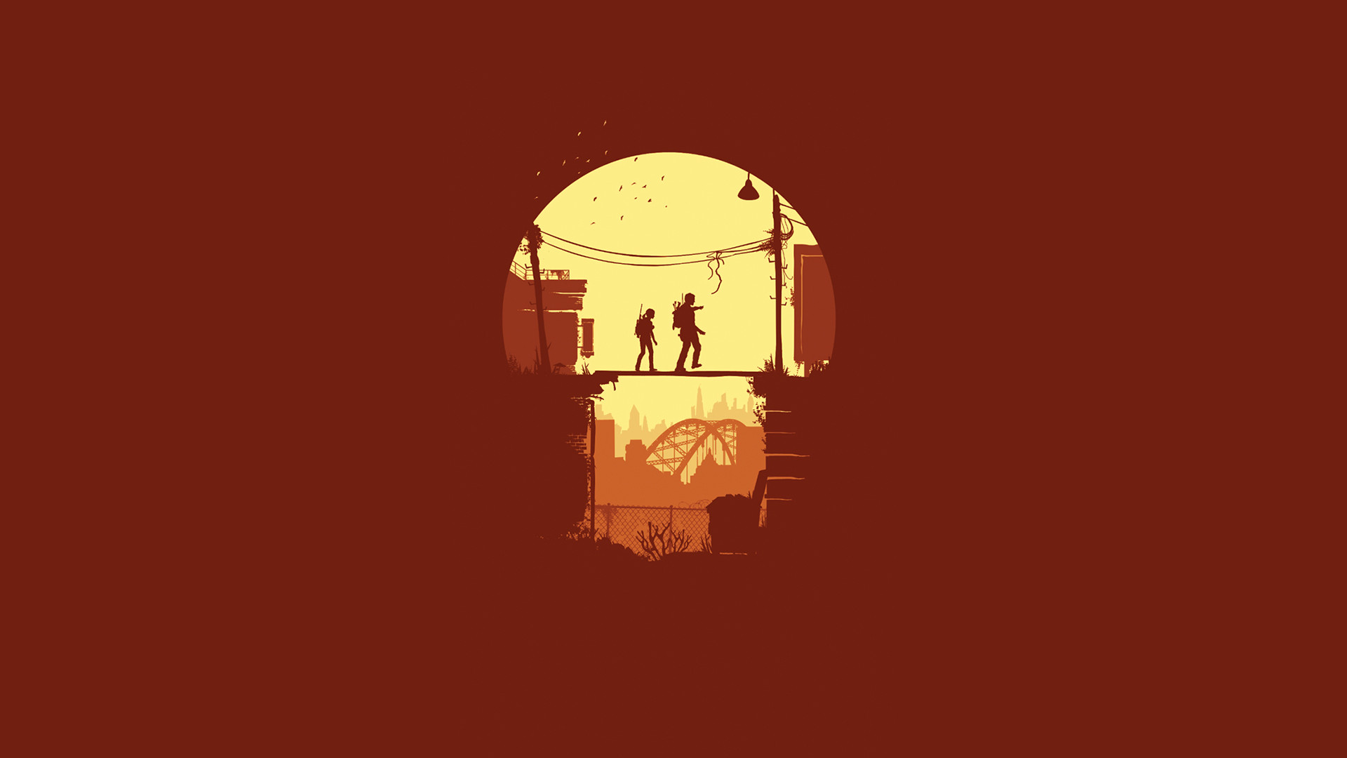 Minimalist Last Of Us Wallpaper