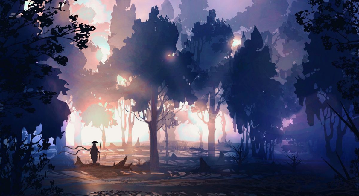 Anime Scenery Wallpaper Captivating Forest Landscape
