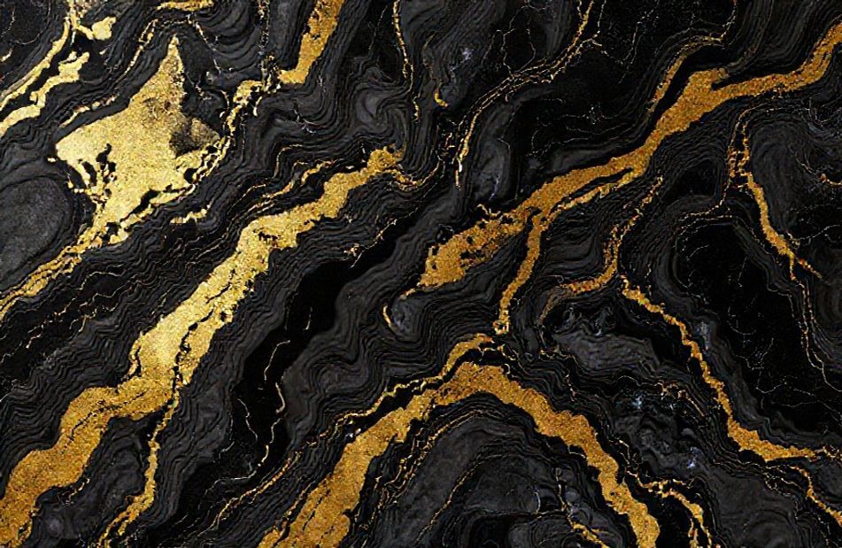 Black And Gold Marble Wallpaper