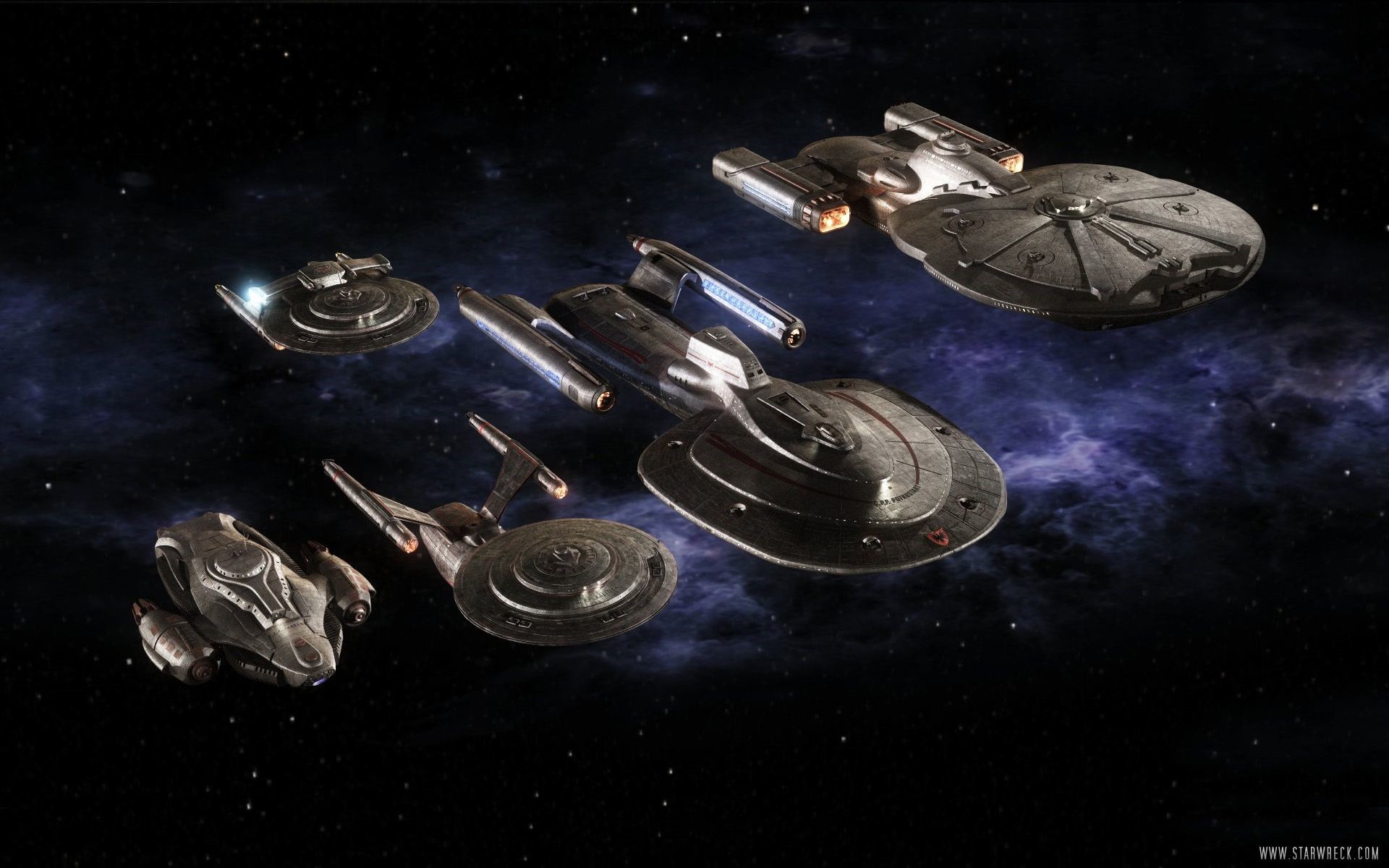 Star Trek Starship Wallpaper Image