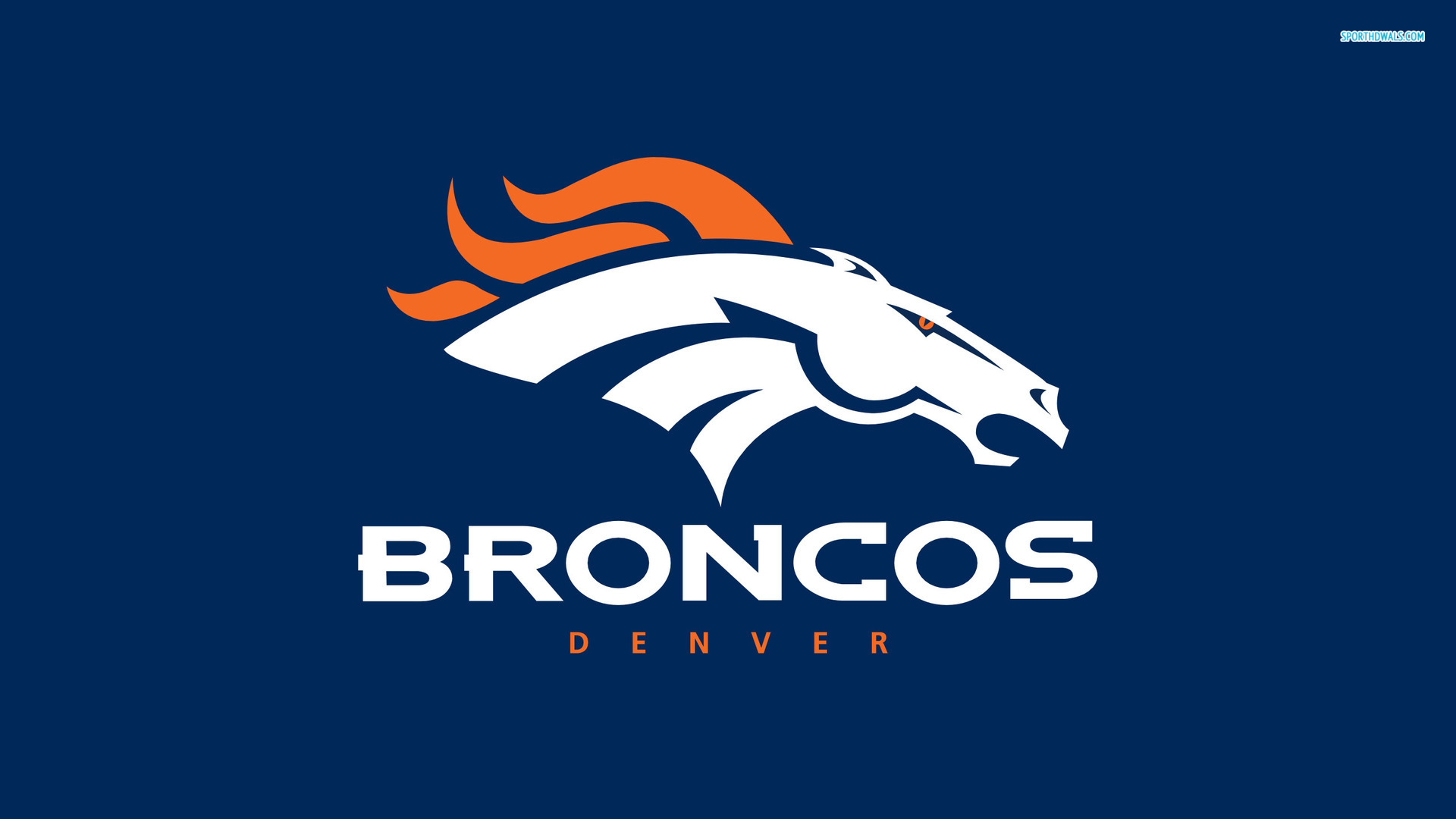 Download Portrait Denver Broncos Logo Wallpaper