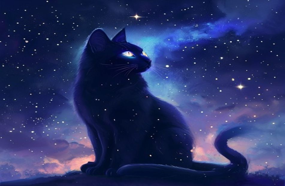 Black Cat Wallpaper For Computer
