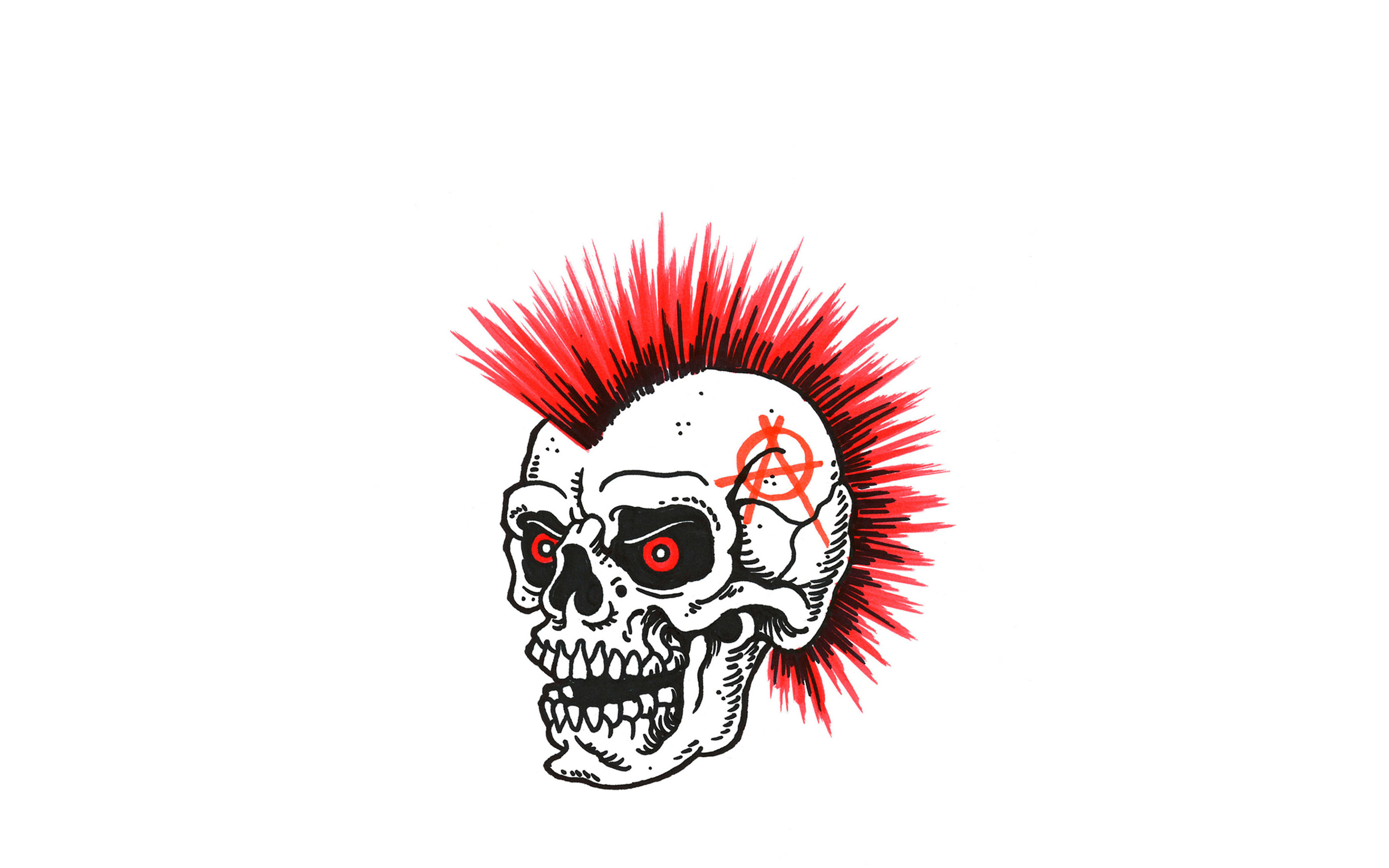 Punk Skull Wallpaper