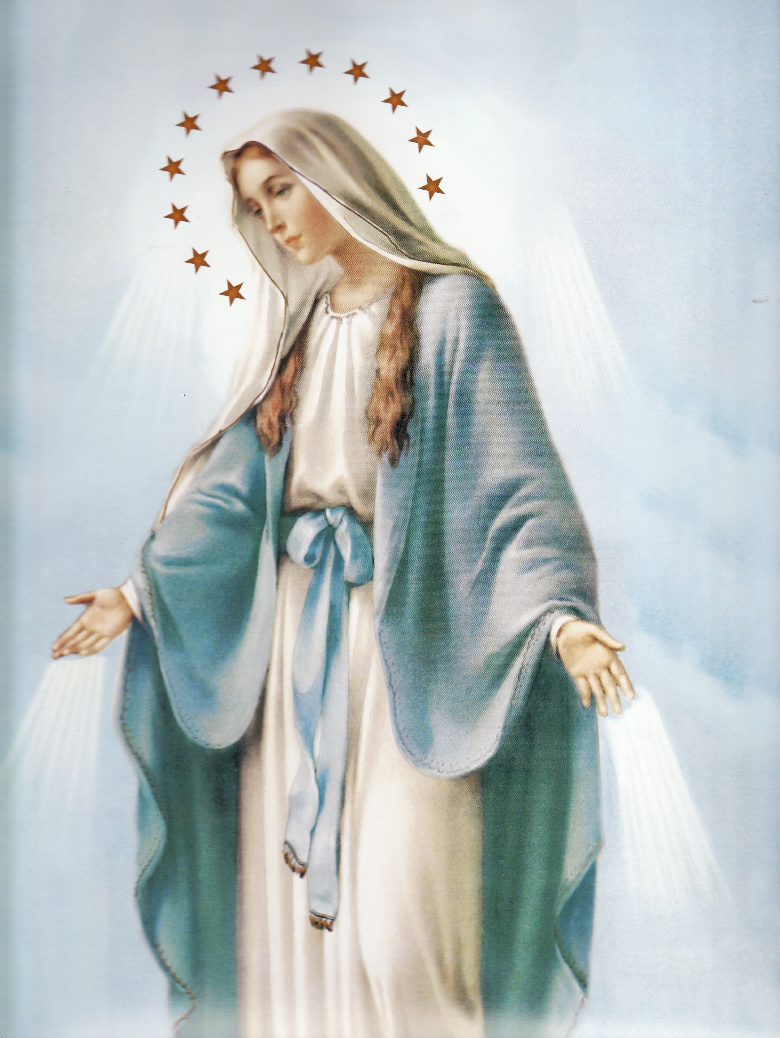 La Virgen Maria Holy Mother Of God Arte Cristiano