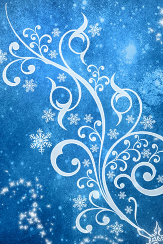 Blue Winter iPhone Wallpaper HD