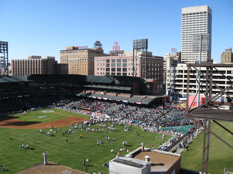 Memphis Tn Autozone Park With Downtown In Background Photo