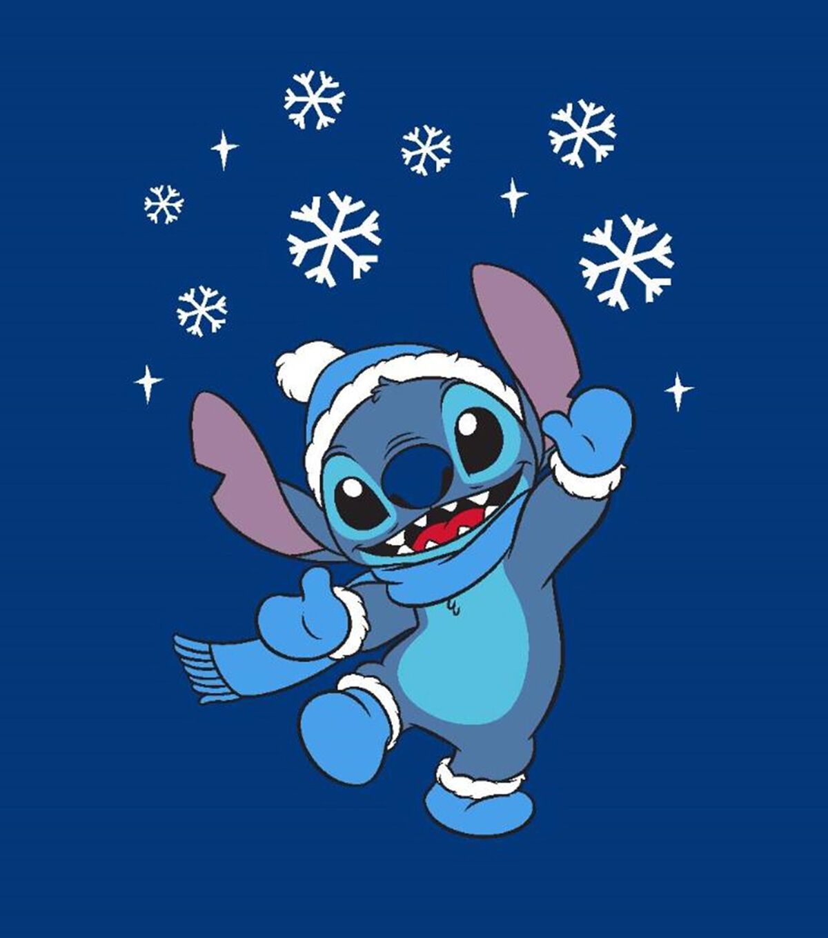 Disney Lilo Stitch No Sew Fleece Throw 72 Winter JOANN Cute