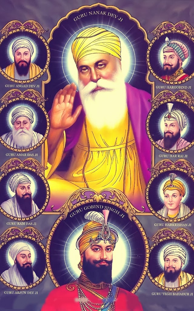 Sikh Guru Wallpaper Hd Hd ten sikh gurus