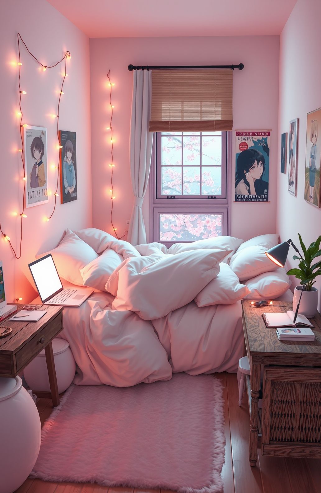 Lofi Anime Aesthetic iPad Wallpaper