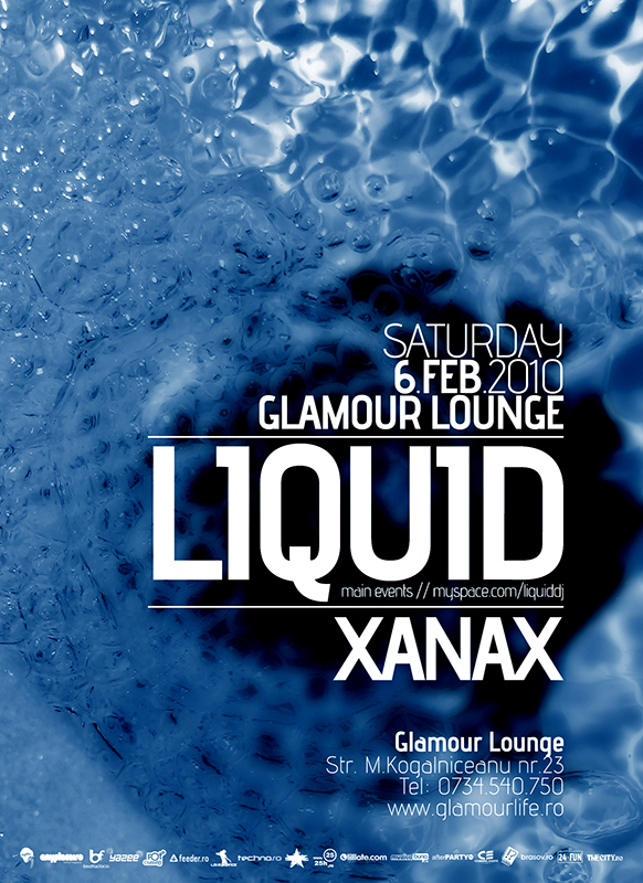 Liquid And Xanax Flyer By Vygo