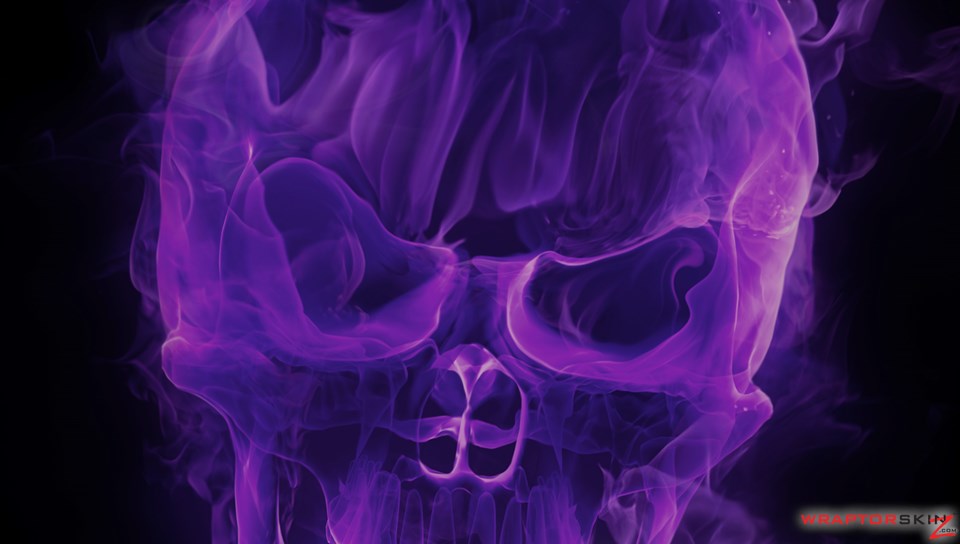 Purple Skulls Cool Graphic Picture