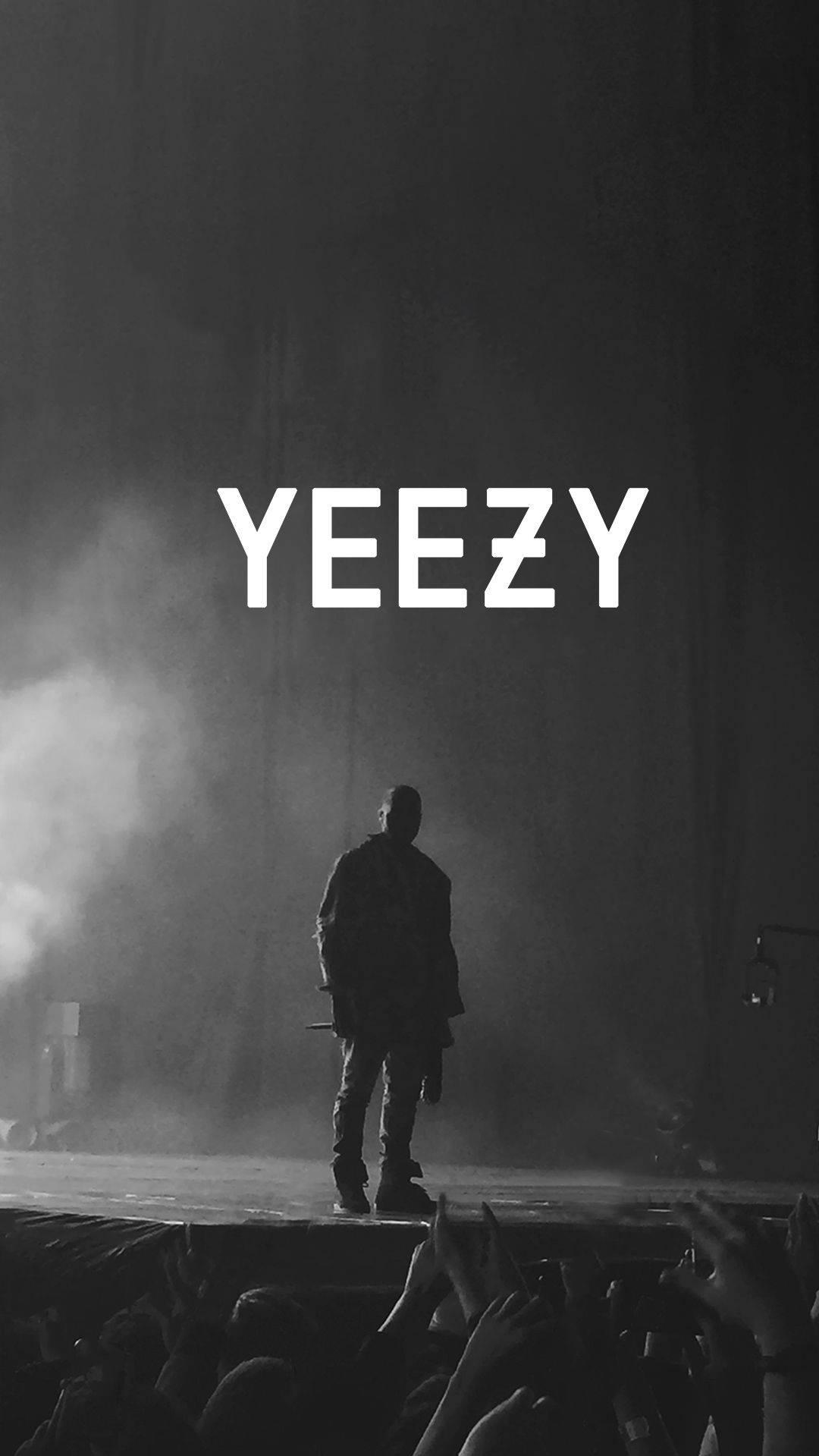 Kanye West Yeezy In White Wallpaper Mrwallpaper