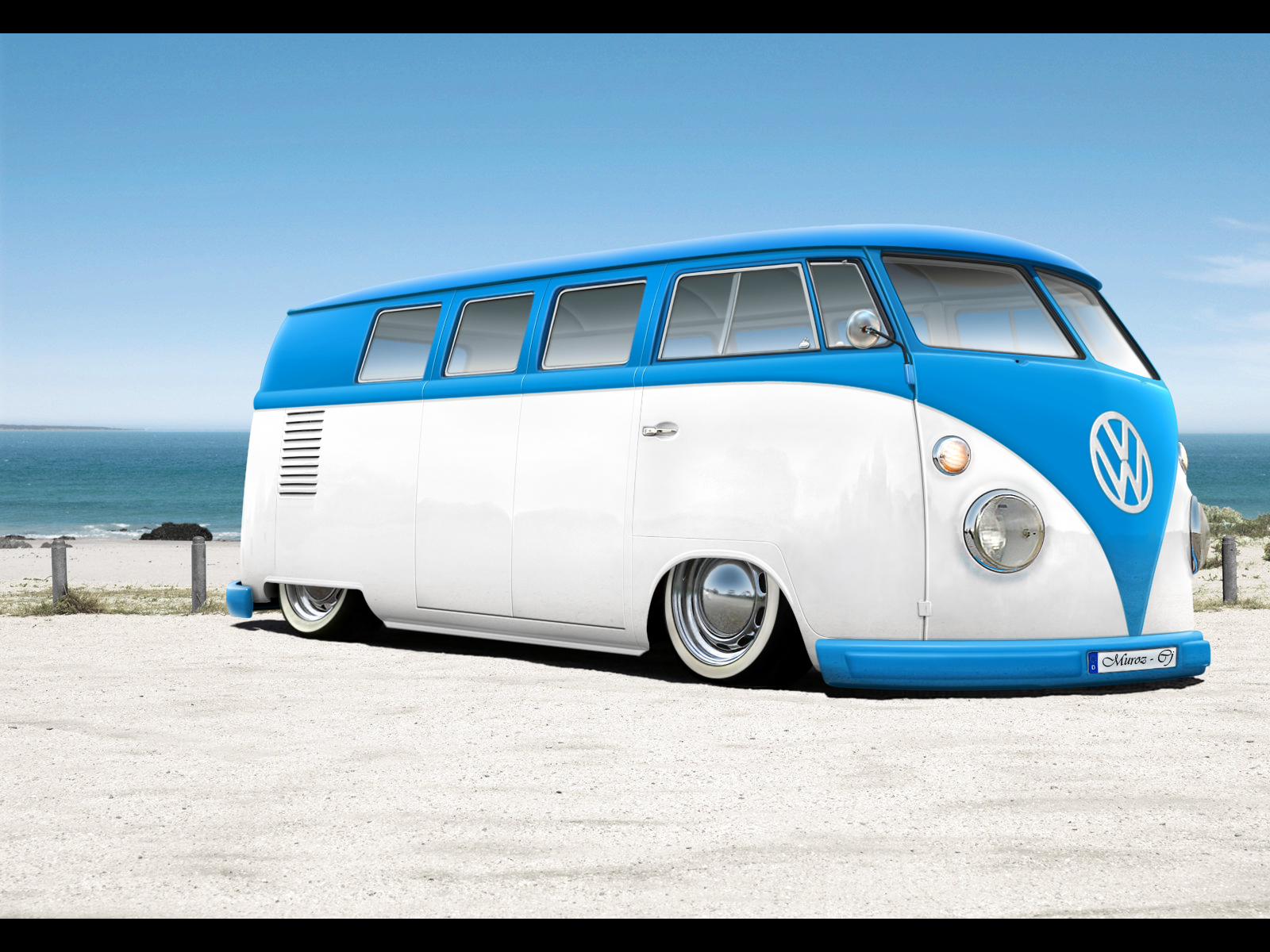 Vw Bi Van HD Desktop Wallpaper Volkswagen Hippie Bus