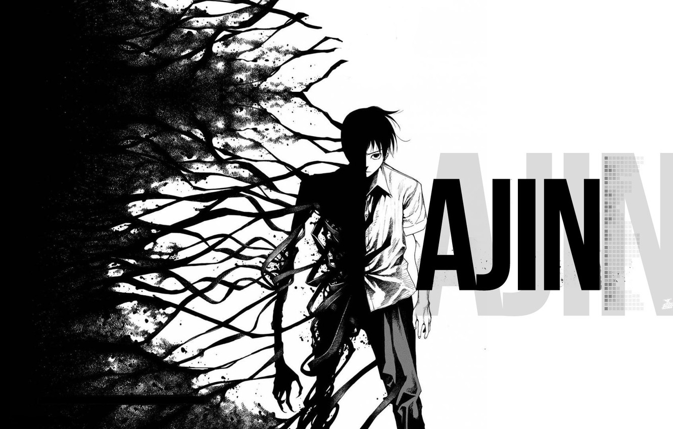 Wallpaper anime art guy Ajin Demi Human Adzhin images for