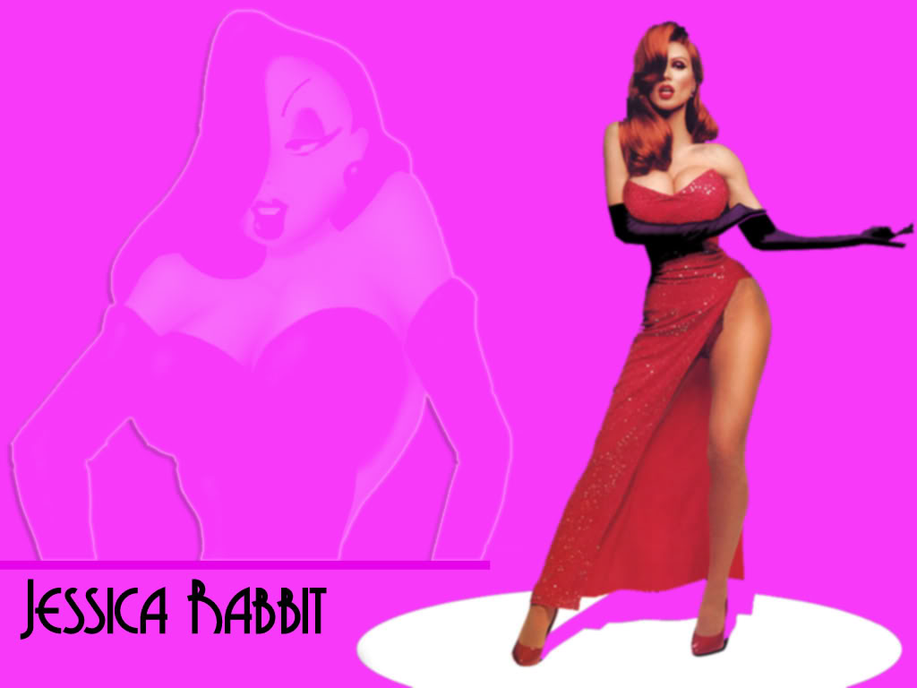 Jessica Rabbit Wallpaper Background Theme Desktop   Free