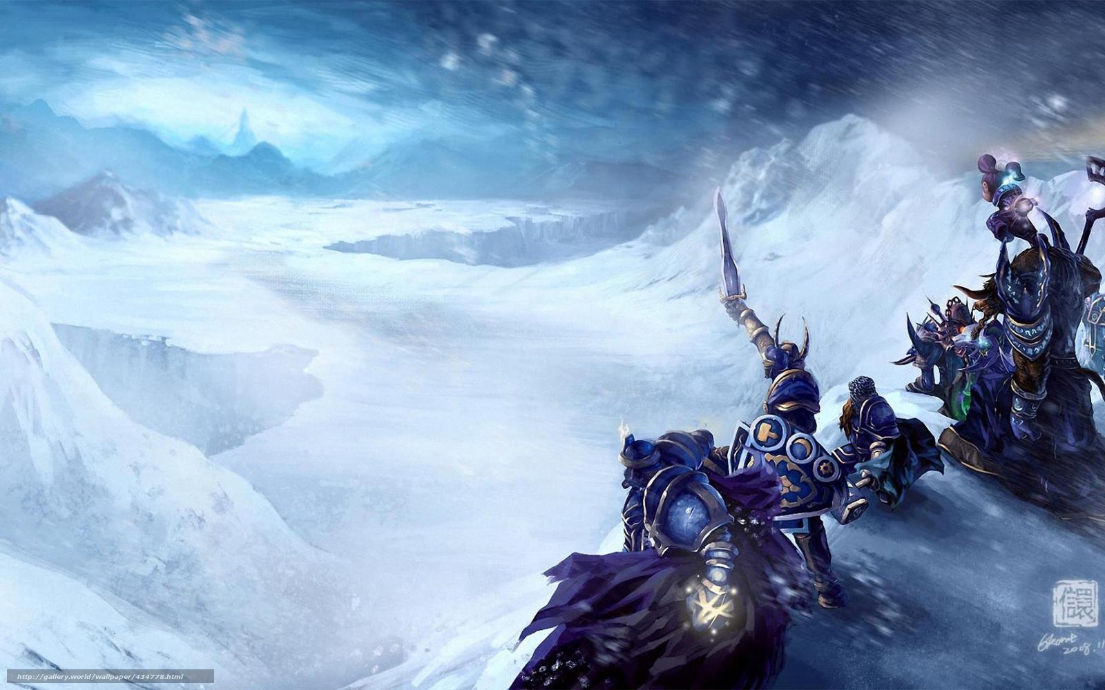 Wallpaper Snow Travelers Blizzard Desktop In