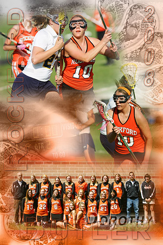 Poster Template Can Be Created With Any Lacrosse Background