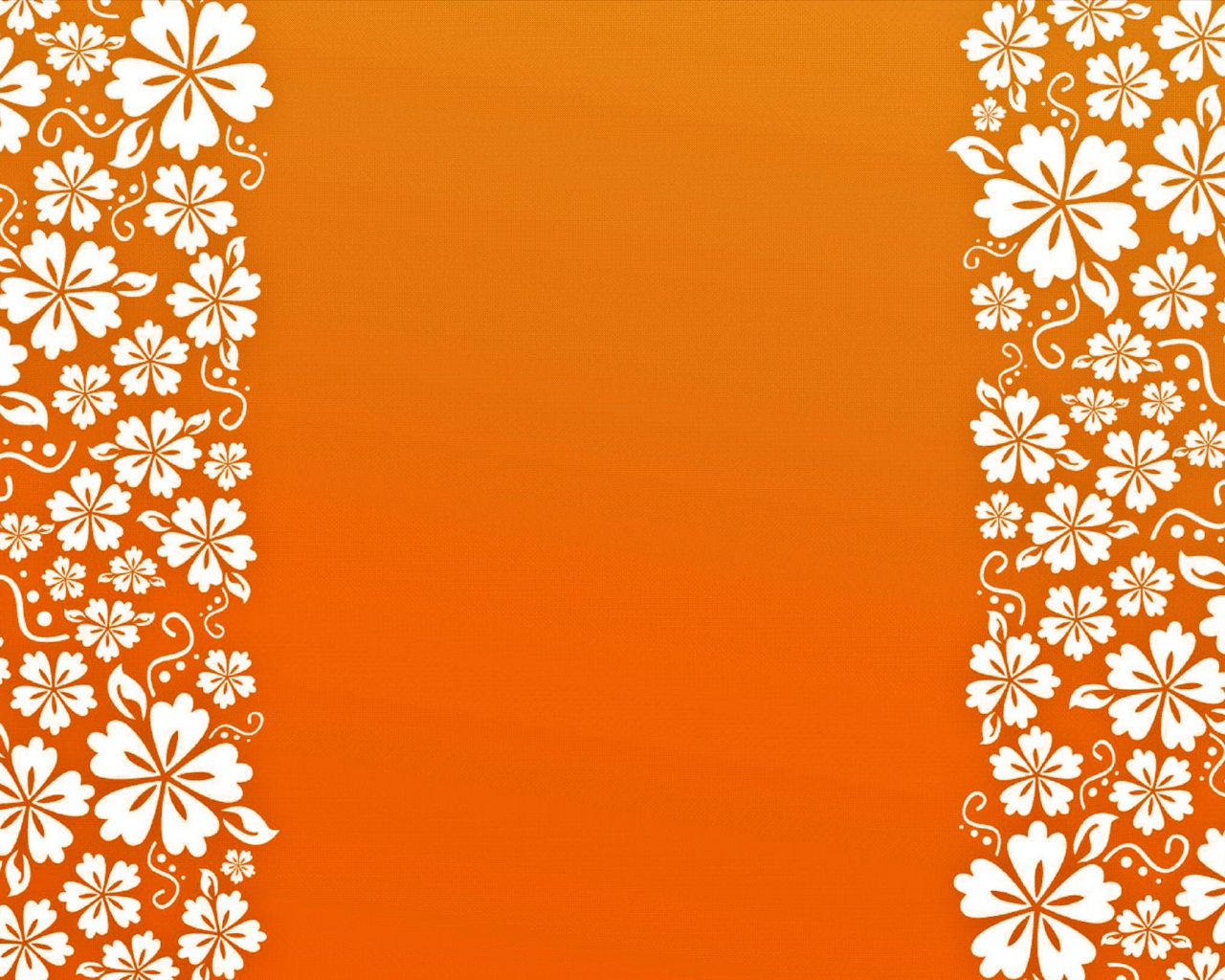 Border And Orange Background In The Design For Ppt