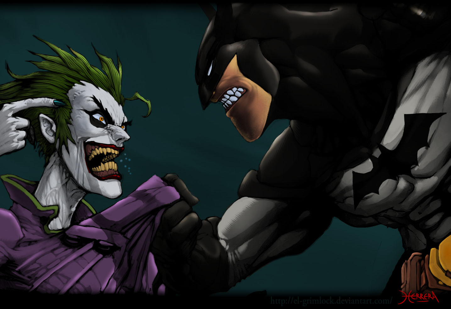 Per Visualizzare Lo Sfondo Di Batman Vs Joker In Dimensioni Intere