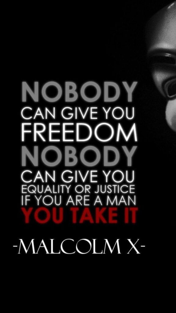 Malcolm X iPhone Wallpaper The Righteous Mind V For Vendetta