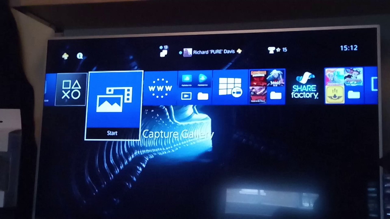 My Custom Wallpaper For Ps4 Pro Led Backlit Lcd Display