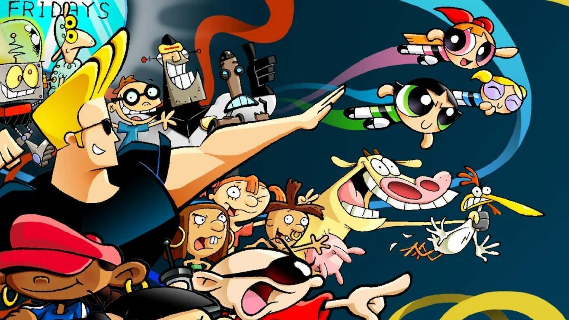 Cartoon Collage Wallpaper