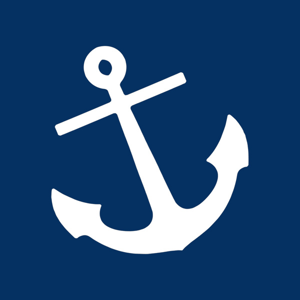 navy blue anchor wallpaper