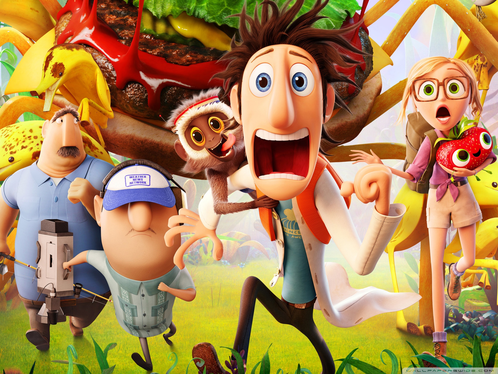 Cloudy With A Chance Of Meatballs Wallpaper X