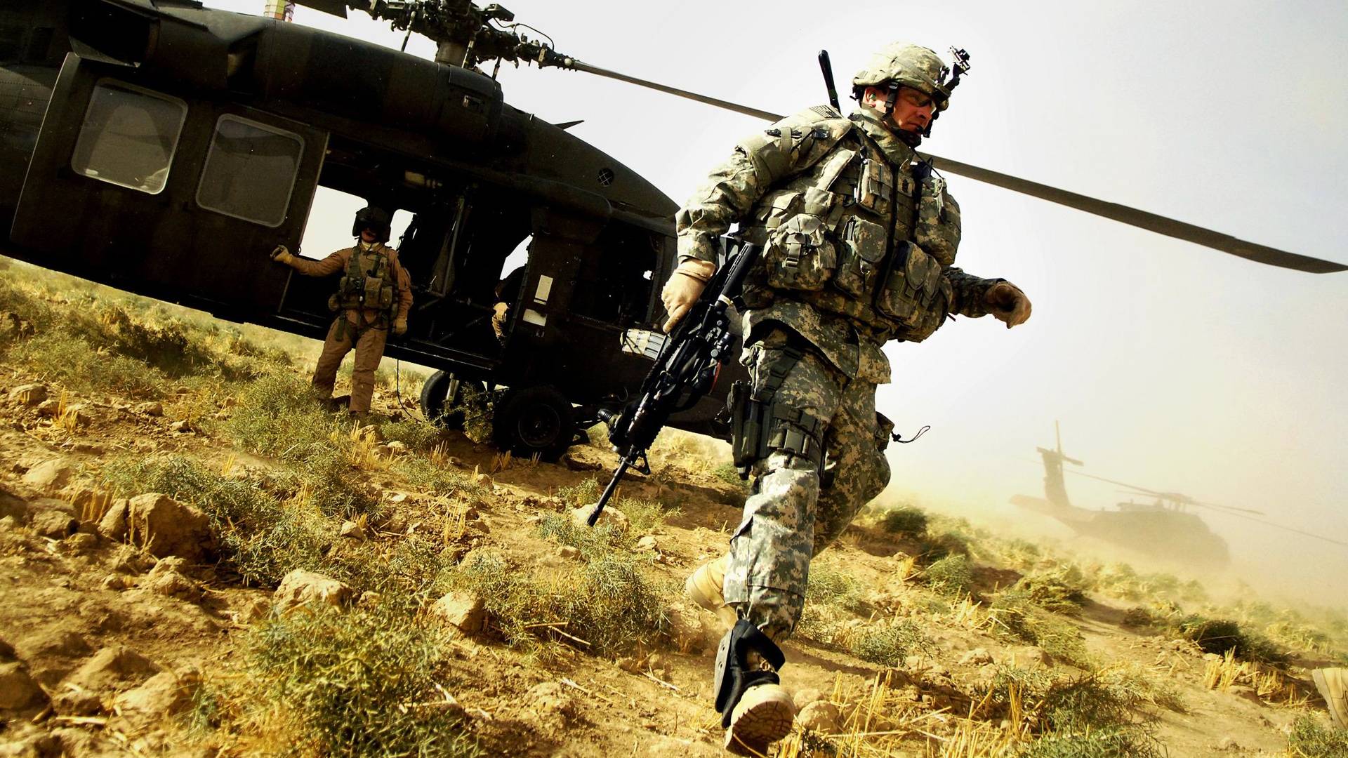 High Helicopters Military Background Image Wallpaper Other