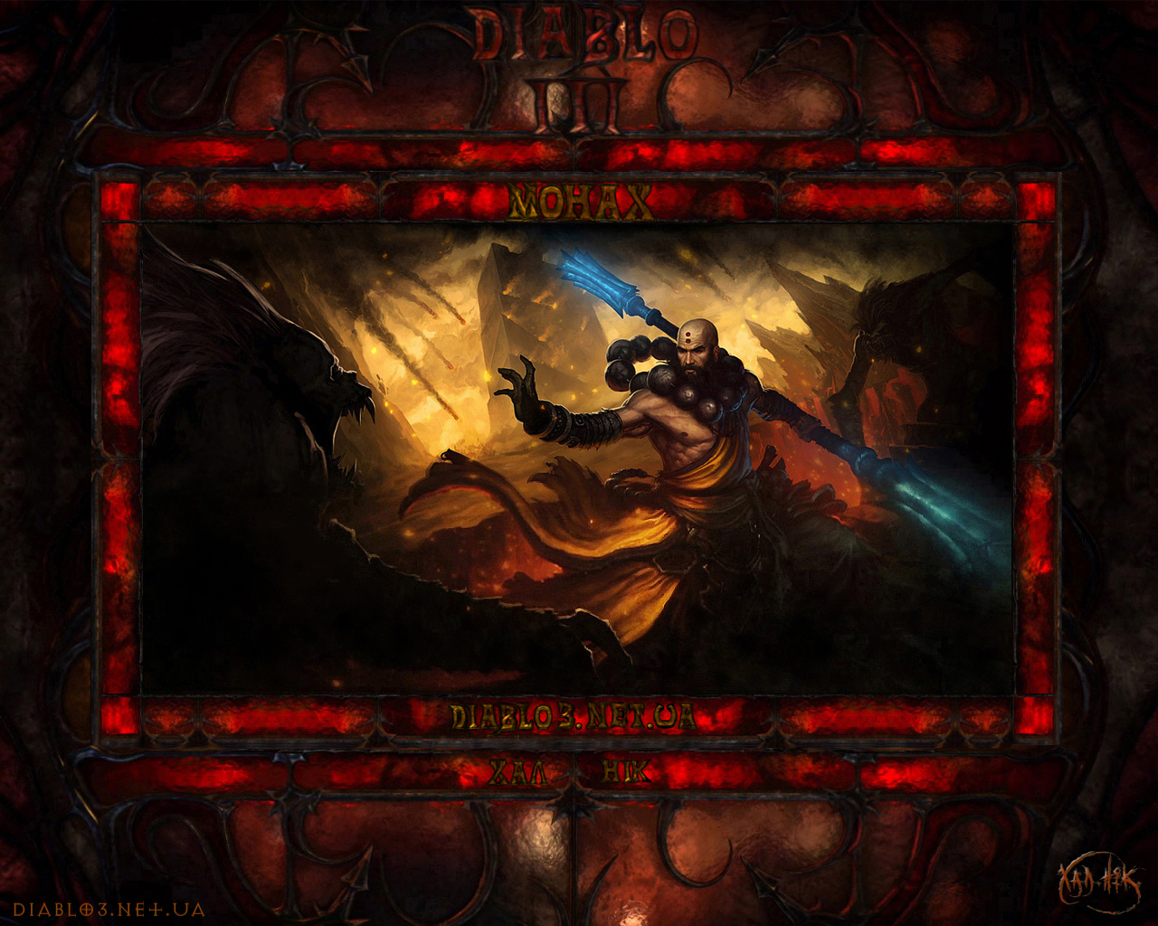 Wallpaper Diablo Character