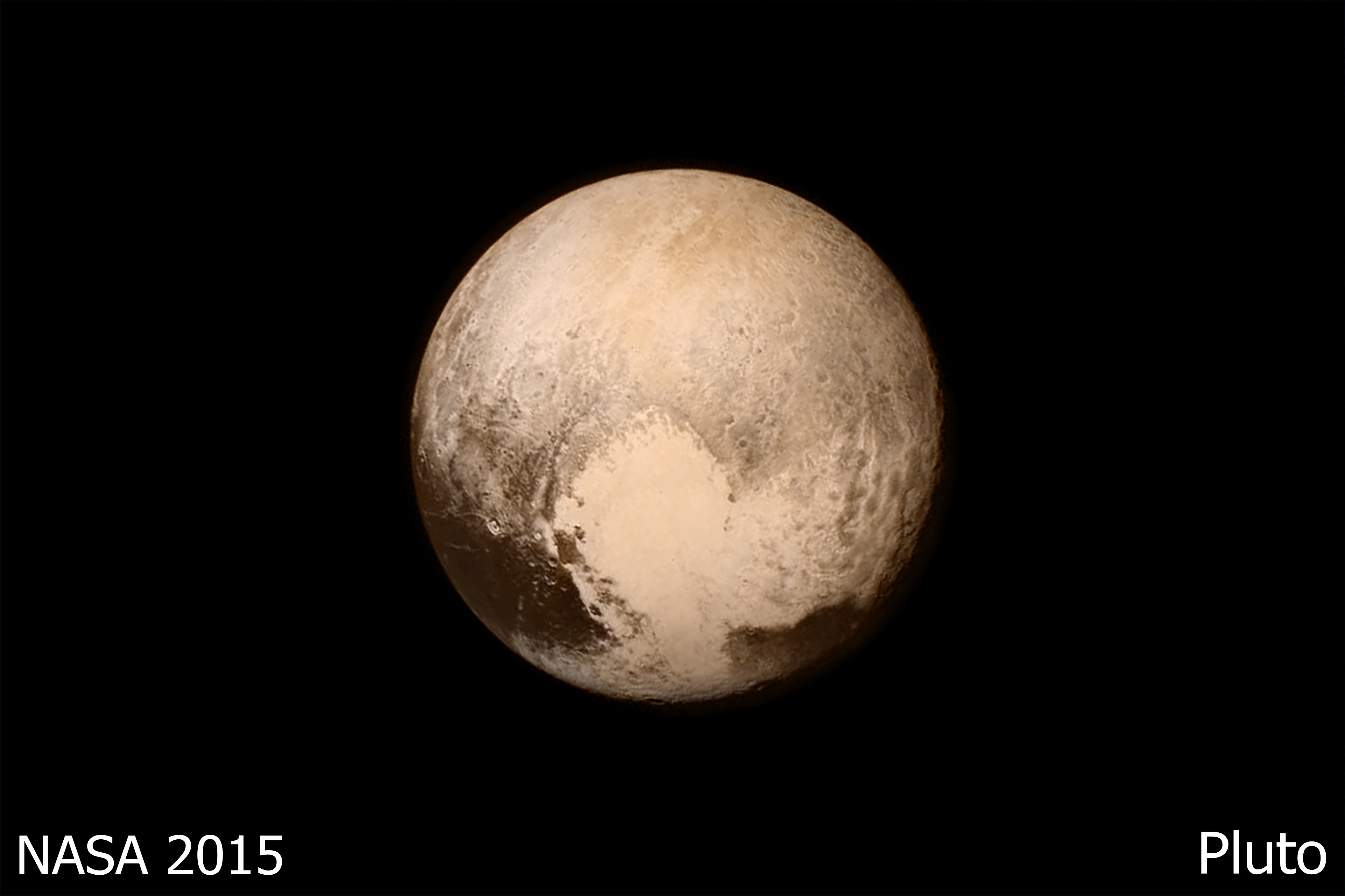 Pluto From New Horizons Puter Wallpaper Desktop Background